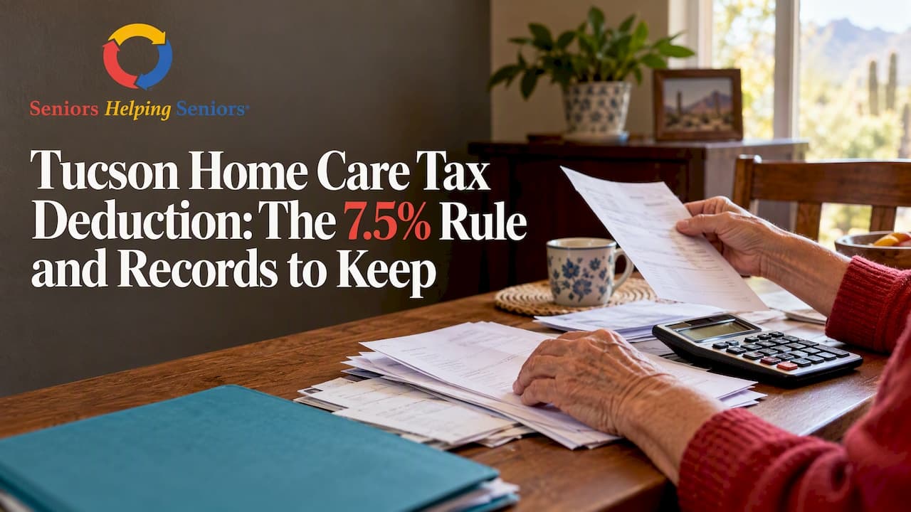 Tucson Home Care Tax Deduction: The 7.5% Rule and Records to Keep