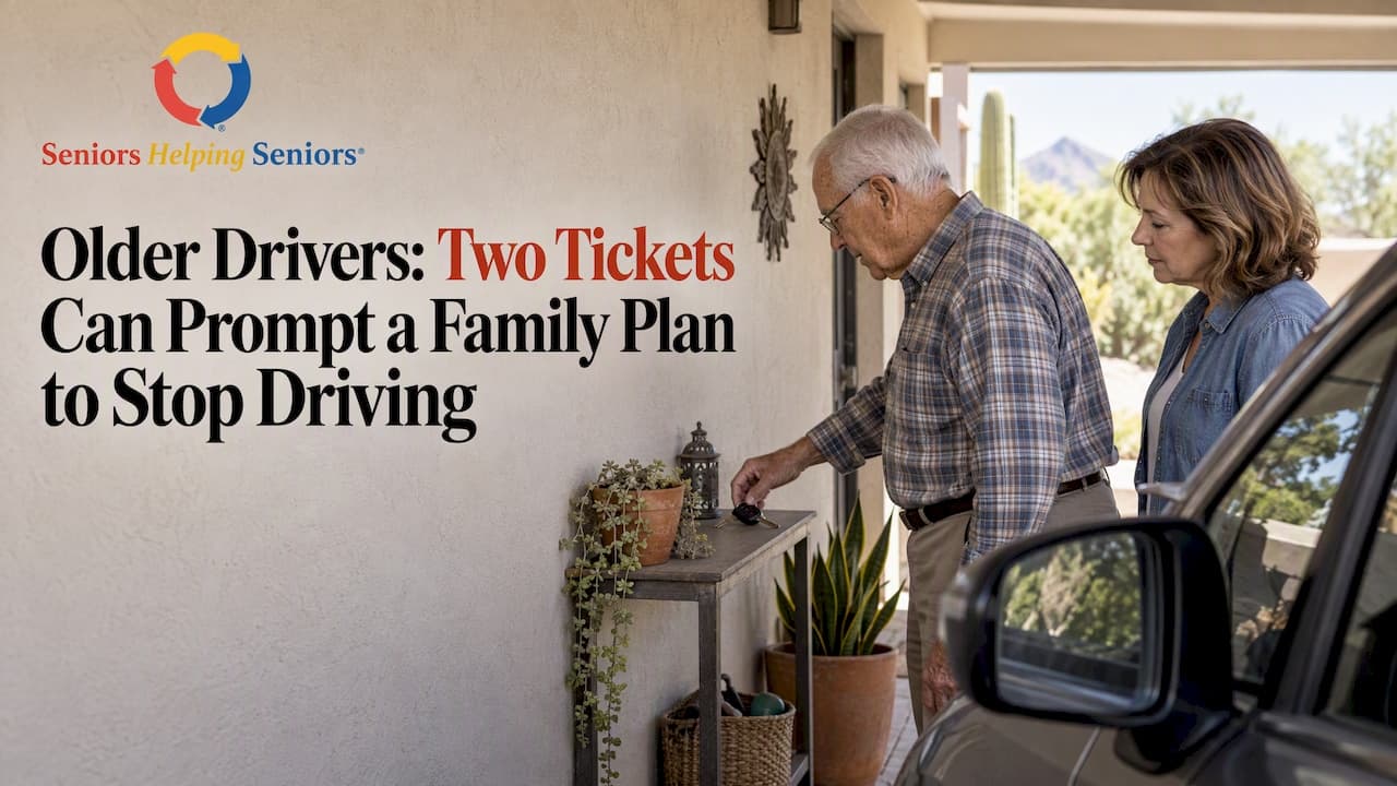 Older Drivers: Two Tickets Can Prompt a Family Plan to Stop Driving