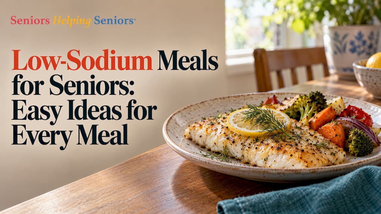 Low-Sodium Meals for Seniors: Easy Ideas for Every Meal